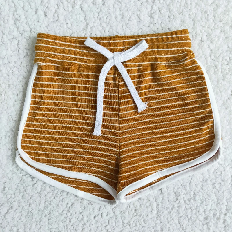 Carefree brown stripe 100% Cotton shorts
