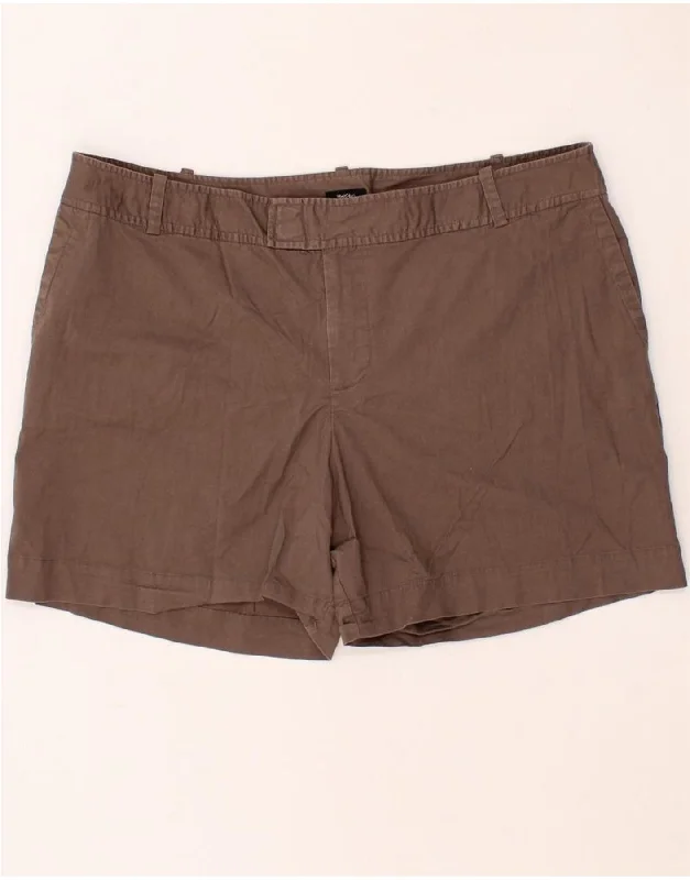 Fashion Elements MOSSIMO Womens Chino Shorts US 22 3XL W42 Brown Cotton