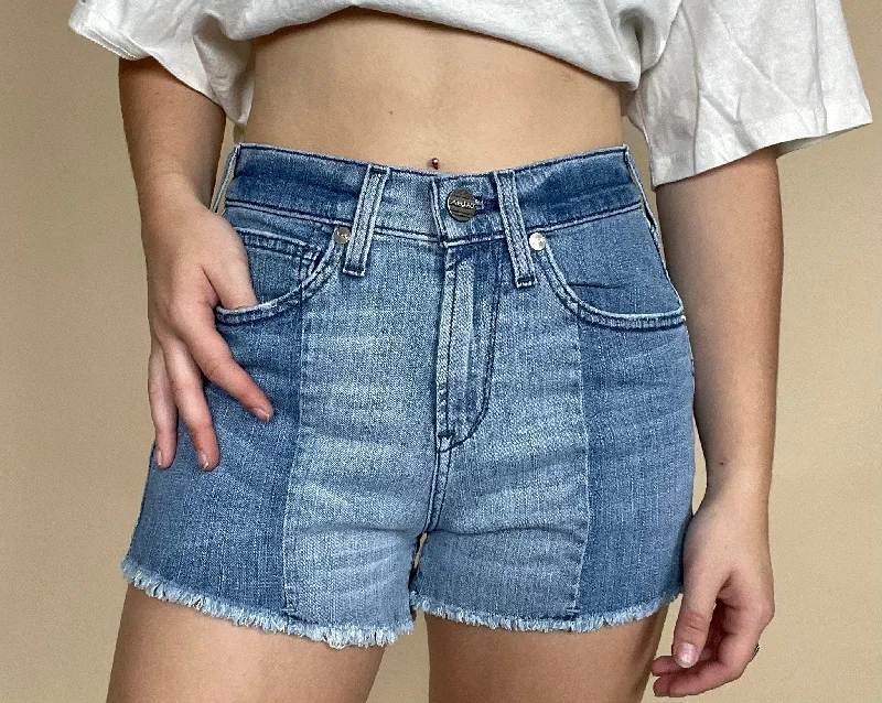 Sweet Breath Miranda Two-Toned Boyfriend Shorts