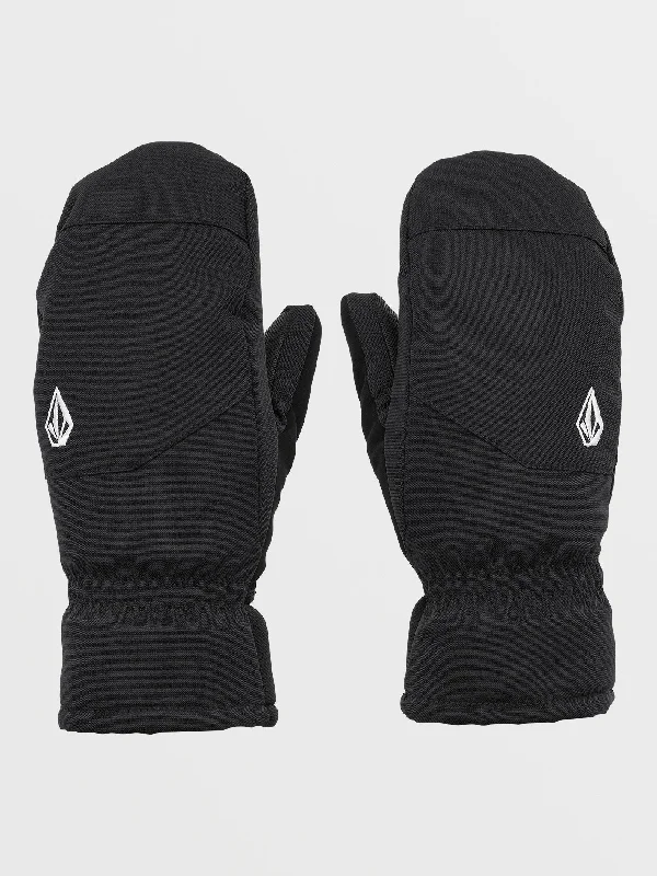 Simple Solid Color Womens Upland Mitts - Black