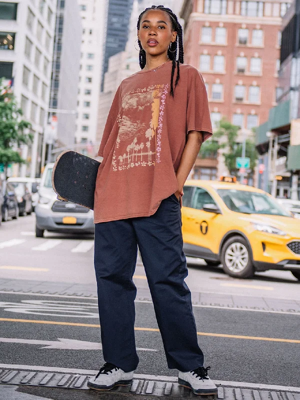 High-end Fashion My Guys Short Sleeve Tee - Dark Clay